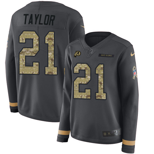 Nike Redskins #21 Sean Taylor Anthracite Salute to Service Nike Redskins #21 Sean Taylor Anthracite Salute to Service