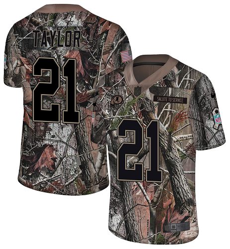 Nike Redskins #21 Sean Taylor Camo Youth Stitched NFL Limited Rush Realtree Jersey