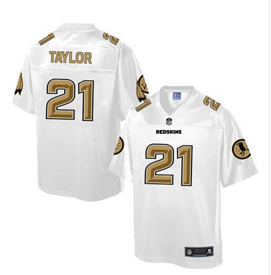 Nike Redskins #21 Sean Taylor White Men's NFL Pro Line Fashion Game Jersey