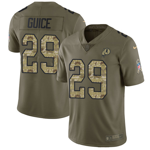 Nike Redskins #29 Derrius Guice Olive Camo Men's Stitched NFL Limited 2017 Salute To Service Jersey Nike Redskins #29 Derrius Guice Olive Camo Men's Stitched NFL Limited 2017 Salute To Service Jersey