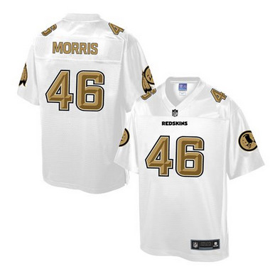 Nike Redskins #46 Alfred Morris White Men's NFL Pro Line Fashion Game Jersey