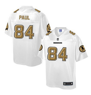 Nike Redskins #84 Niles Paul White Men's NFL Pro Line Fashion Game Jersey