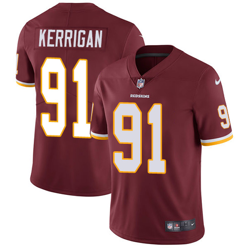 Nike Redskins #91 Ryan Kerrigan Burgundy Red Team Color Men's Stitched NFL Vapor Untouchable Limited Jersey Nike Redskins #91 Ryan Kerrigan Burgundy Red Team Color Men's Stitched NFL Vapor Untouchable Limited Jersey