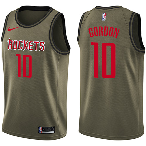 Nike Rockets #10 Eric Gordon Green Salute to Service NBA Swingman Jersey Nike Rockets #10 Eric Gordon Green Salute to Service NBA Swingman Jersey