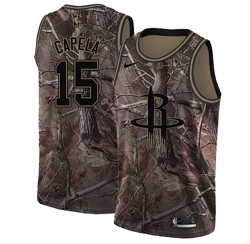 Nike Rockets #15 Clint Capela Camo NBA Swingman Realtree Collection Jersey Nike Rockets #15 Clint Capela Camo NBA Swingman Realtree Collection Jersey