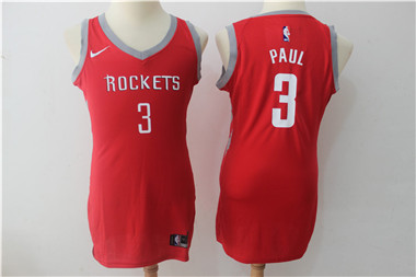 Nike Rockets #3 Chris Paul Red Women Swingman Jersey Nike Rockets #3 Chris Paul Red Women Swingman Jersey