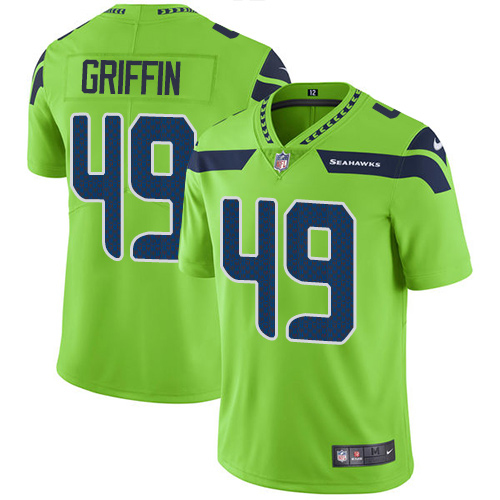 Nike Seahawks #49 Shaquem Griffin Green Youth Stitched NFL Limited Rush Jersey Nike Seahawks #49 Shaquem Griffin Green Youth Stitched NFL Limited Rush Jersey