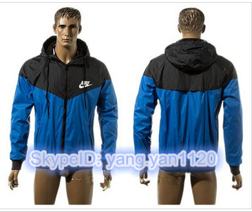 Nike Soccer Jackets Blue Black