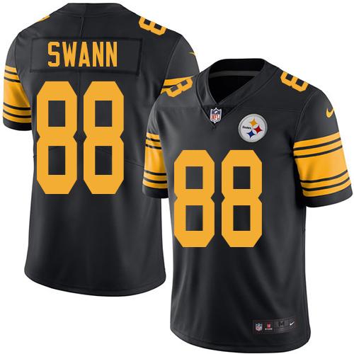 Nike Steelers #88 Lynn Swann Black Men's Stitched NFL Limited Rush Jersey Nike Steelers #88 Lynn Swann Black Men's Stitched NFL Limited Rush Jersey
