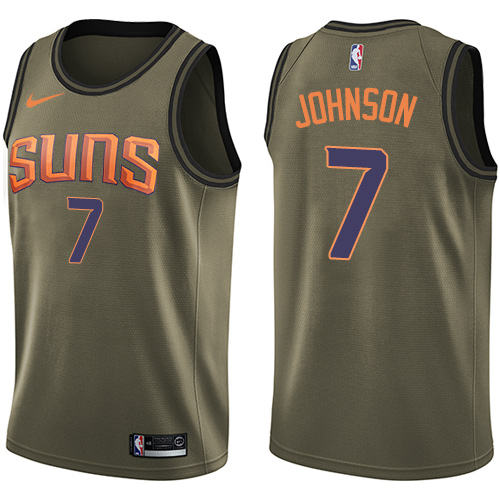 Nike Suns #7 K Johnson Green Salute to Service NBA Swingman Jersey Nike Suns #7 K Johnson Green Salute to Service NBA Swingman Jersey