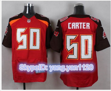 Nike Tampa Bay Buccaneers #50 Bruce Carter Red Team Color Men's Stitched NFL New Elite Jersey