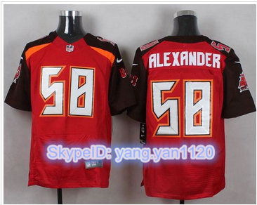 Nike Tampa Bay Buccaneers #58 Kwon Alexander Red Team Color Men's Stitched NFL New Elite Jersey Nike Tampa Bay Buccaneers #58 Kwon Alexander Red Team Color Men's Stitched NFL New Elite Jersey