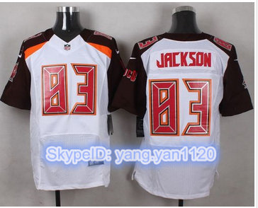 Nike Tampa Bay Buccaneers #83 Vincent Jackson White Men's Stitched NFL New Elite Jersey
