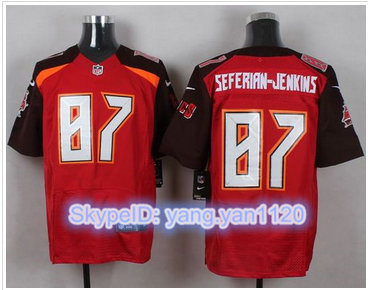 Nike Tampa Bay Buccaneers #87 Austin Seferian-Jenkins Red Team Color Men's Stitched NFL New Elite Jersey