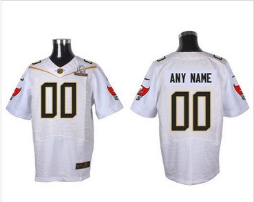 Nike Tampa Bay Buccaneers Customized White 2016 Pro Bowl Men's Stitched NFL Elite Jersey