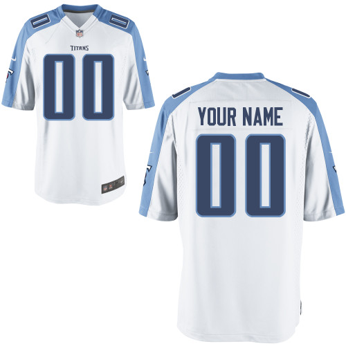 Nike Tennessee Titans Youth Customized Game Team White Jersey Nike Tennessee Titans Youth Customized Game Team White Jersey