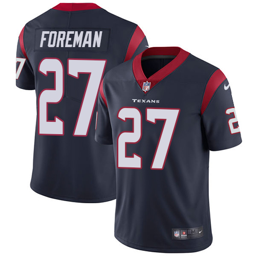 Nike Texans #27 D'Onta Foreman Navy Blue Team Color Youth Stitched NFL Vapor Untouchable Limited Jersey Nike Texans #27 D'Onta Foreman Navy Blue Team Color Youth Stitched NFL Vapor Untouchable Limited Jersey