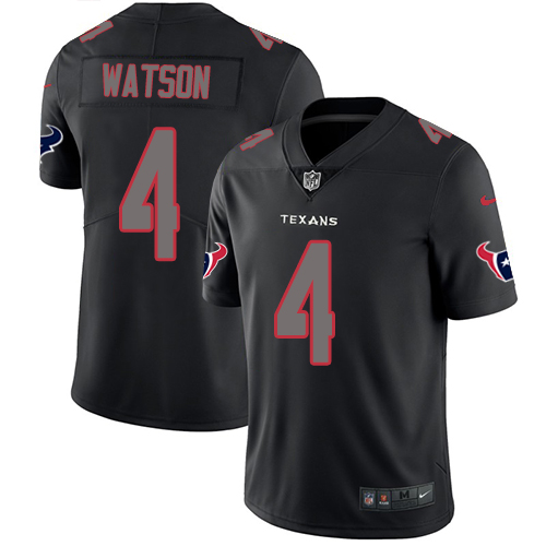Nike Texans #4 Deshaun Watson Black Men's Stitched NFL Limited Rush Impact Jersey Nike Texans #4 Deshaun Watson Black Men's Stitched NFL Limited Rush Impact Jersey