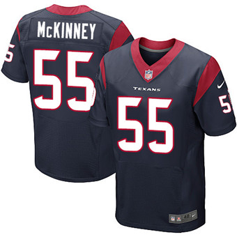 Nike Texans #55 Benardrick McKinney Navy Blue Team Color Men's Stitched NFL Elite Jersey