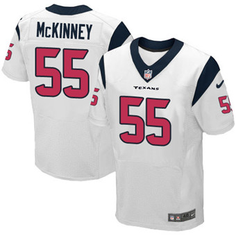 Nike Texans #55 Benardrick McKinney White Men's Stitched NFL Elite Jersey