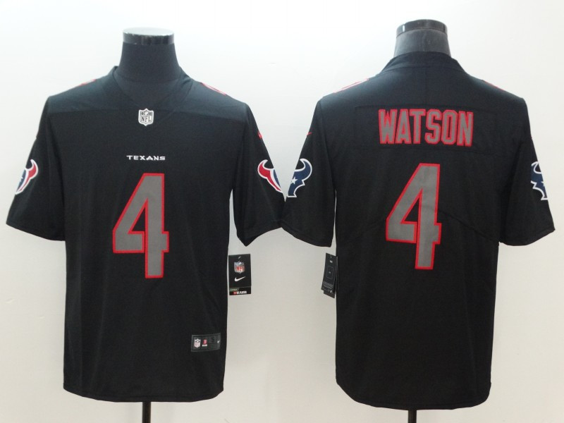 Nike Texans 4 Deshaun Watson Black Vapor Impact Limited Jersey Nike Texans 4 Deshaun Watson Black Vapor Impact Limited Jersey