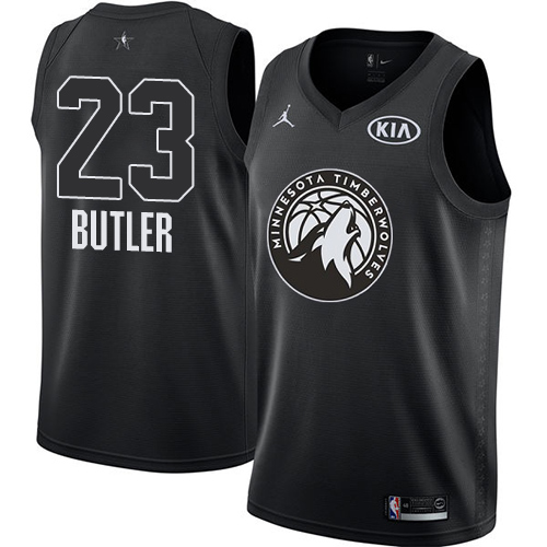 Nike Timberwolves #23 Jimmy Butler Black Youth NBA Jordan Swingman 2018 All-Star Game Jersey Nike Timberwolves #23 Jimmy Butler Black Youth NBA Jordan Swingman 2018 All-Star Game Jersey