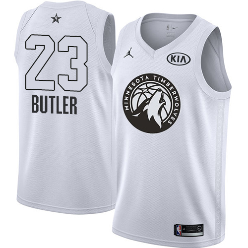Nike Timberwolves #23 Jimmy Butler White Youth NBA Jordan Swingman 2018 All-Star Game Jersey Nike Timberwolves #23 Jimmy Butler White Youth NBA Jordan Swingman 2018 All-Star Game Jersey