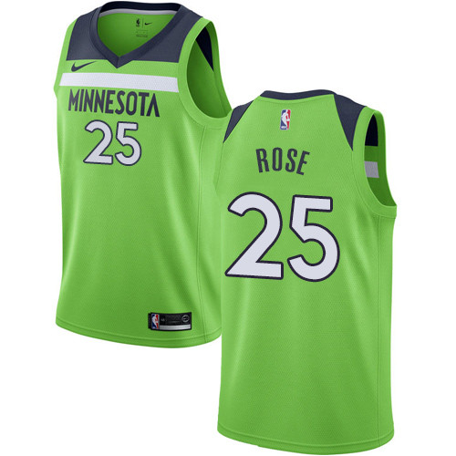 Nike Timberwolves #25 Derrick Rose Green NBA Swingman Statement Edition Jersey Nike Timberwolves #25 Derrick Rose Green NBA Swingman Statement Edition Jersey