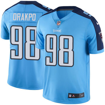 Nike Titans #98 Brian Orakpo Light Blue Team Color Youth Stitched NFL Vapor Untouchable Limited Jersey