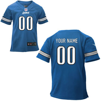 Nike Toddler Detroit Lions Customized Team Color Game Jersey Nike Toddler Detroit Lions Customized Team Color Game Jersey