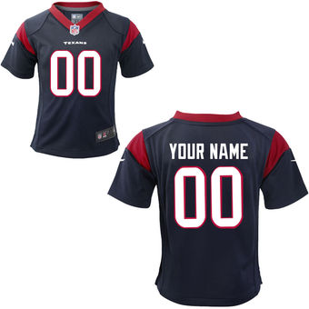 Nike Toddler Houston Texans Customized Team Color Game Jersey