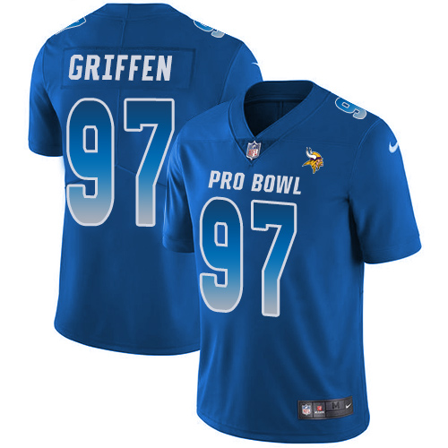 Nike Vikings #97 Everson Griffen Royal Youth Stitched NFL Limited NFC 2018 Pro Bowl Jersey Nike Vikings #97 Everson Griffen Royal Youth Stitched NFL Limited NFC 2018 Pro Bowl Jersey