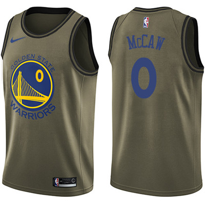 Nike Warriors #0 Patrick McCaw Green Salute to Service Youth NBA Swingman Jersey Nike Warriors #0 Patrick McCaw Green Salute to Service Youth NBA Swingman Jersey