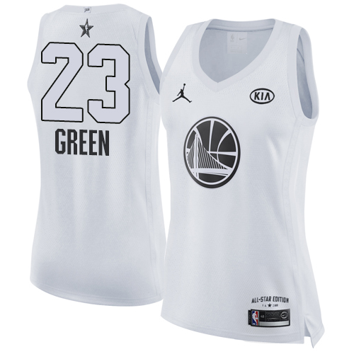 Nike Warriors #23 Draymond Green White Women's NBA Jordan Swingman 2018 All-Star Game Jersey Nike Warriors #23 Draymond Green White Women's NBA Jordan Swingman 2018 All-Star Game Jersey