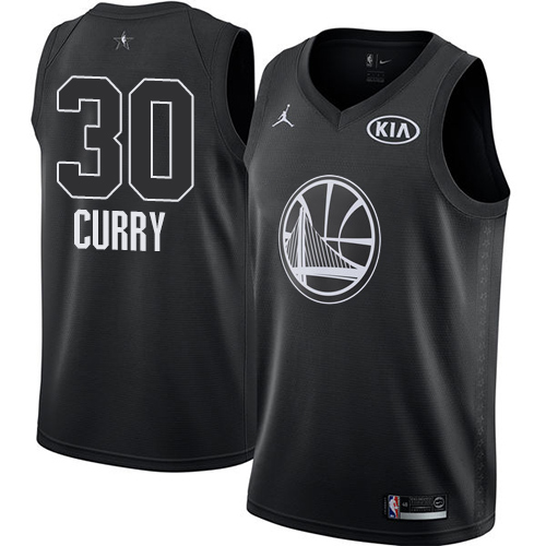Nike Warriors #30 Stephen Curry Black Youth NBA Jordan Swingman 2018 All-Star Game Jersey Nike Warriors #30 Stephen Curry Black Youth NBA Jordan Swingman 2018 All-Star Game Jersey