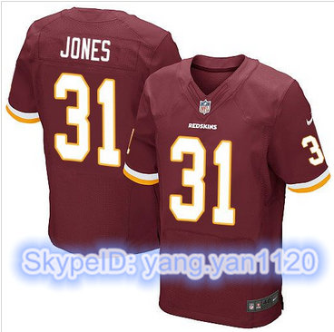 Nike Washington Redskins #31 Matt Jones Burgundy Red Team Color Men's Stitched NFL Elite Jersey