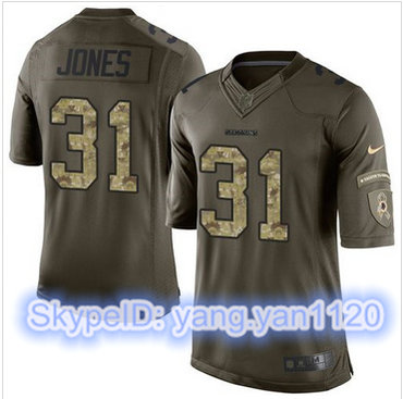 Nike Washington Redskins #31 Matt Jones Green Men's Stitched NFL Limited Salute to Service Jersey