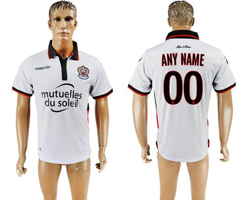 OGC Nice Personalized Away Soccer Club Jerse