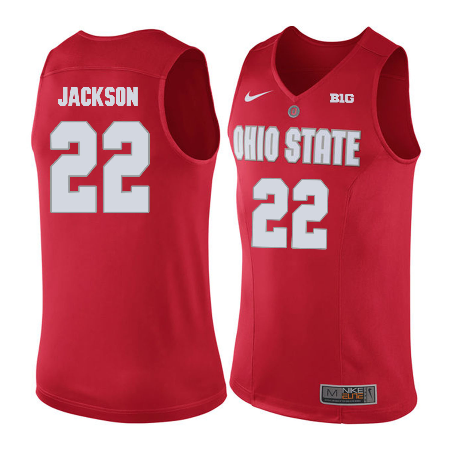 Ohio State Buckeyes #22 Jim Jackson Red College Basketball Jersey Ohio State Buckeyes #22 Jim Jackson Red College Basketball Jersey