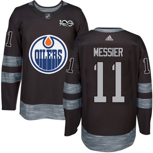 Oilers #11 Mark Messier Black 1917-2017 100th Anniversary Stitched NHL Jersey Oilers #11 Mark Messier Black 1917-2017 100th Anniversary Stitched NHL Jersey