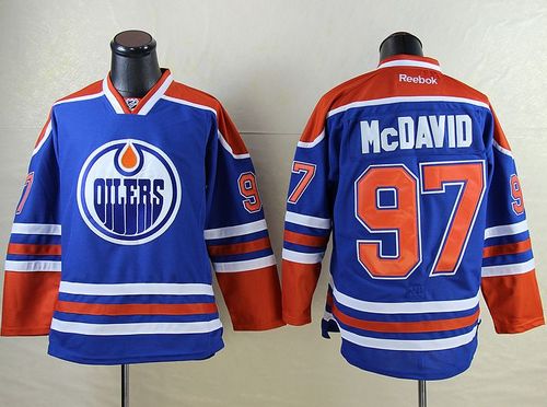 Oilers #97 Connor McDavid Light Blue Stitched NHL Jersey Oilers #97 Connor McDavid Light Blue Stitched NHL Jersey