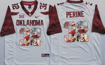 Oklahoma Sooners 32 Samaje Perine White Portrait Number College Jersey Oklahoma Sooners 32 Samaje Perine White Portrait Number College Jersey