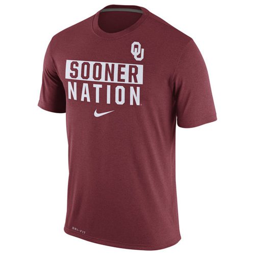 Oklahoma Sooners Nike Nation Legend Local Verbiage Dri-FIT T-Shirt
