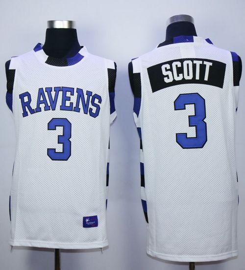 One Tree Hill Ravens #3 Lucas Scott White Stitched Basketball JerseyOne Tree Hill Ravens #3 Lucas Scott White Stitched Basketball Jersey
