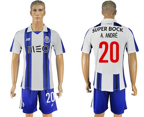 Oporto #20 A.Andre Home Soccer Club Jersey