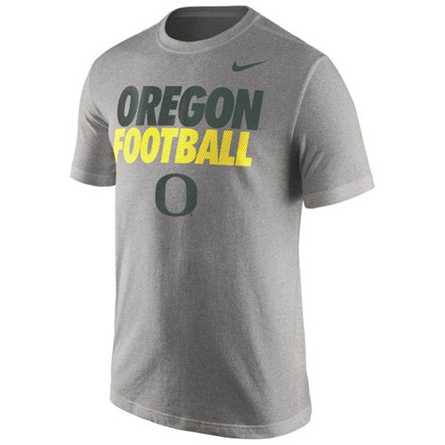 Oregon Ducks Practice T-Shirt Gray