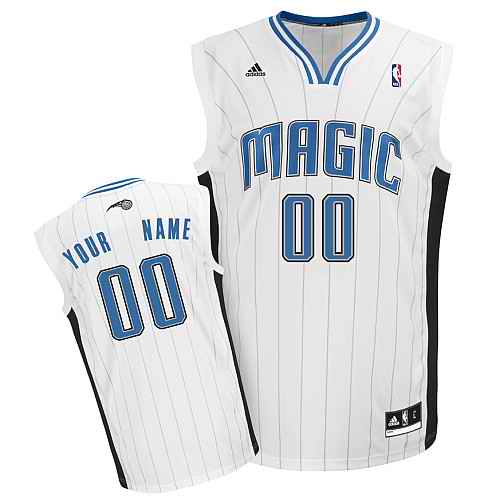 Orlando Magic Custom White Adidas Home Jersey