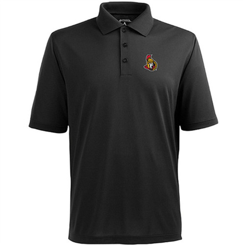 Ottawa Senators Antigua Pique Xtra-Lite Polo - Black