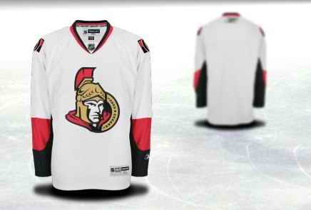 Ottawa Senators Men Customized White Jersey