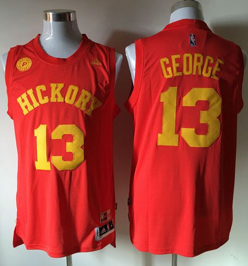 Pacers #13 Paul George Red Hickory Stitched NBA Jersey Pacers #13 Paul George Red Hickory Stitched NBA Jersey